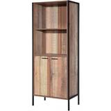 Doors Book Shelves LPD Furniture Hoxton Book Shelf 160cm