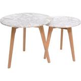 Marbles Nesting Tables LPD Furniture Harlow Nesting Table 2pcs