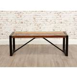 Steel Settee Benches Baumhaus Urban Chic Settee Bench 126.5x45.5cm