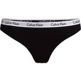 Cotton Knickers Calvin Klein Carousel Thong - Black