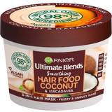 Jars Hair Masks Garnier Ultimate Blends Hair Food Smoothing Coconut & Macadamia 3-in-1 Hair Mask 390ml