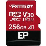Patriot Memory Cards Patriot EP Series microSDXC Class 10 UHS-I U3 V30 A1 100/80MB/s 256GB +Adapter