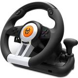 PlayStation 4 Wheels & Racing Controls Krom NXKROMKWHL USB Steering Wheel - Black