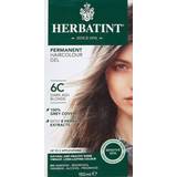 Fragrance Free Permanent Hair Dyes Herbatint Permanent Herbal Hair Colour 6C Dark Ash Blonde 150ml