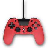 PC - Red Gamepads Gioteck VX4 Premium Wired Controller (PS4) - Red