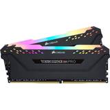 3600 MHz - DDR4 RAM Memory Corsair Vengeance RGB LED Pro Black DDR4 3600MHz 2x8GB (CMW16GX4M2Z3600C18)
