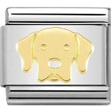 Nomination Composable Classic Link Labrador Charm - Silver/Gold