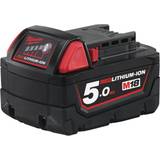 Batteries - Red Batteries & Chargers Milwaukee M18 B5