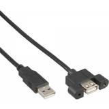InLine USB A-USB A 2.0 M-F 0.6m