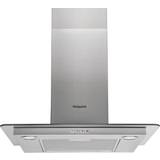 Hotpoint 60cm - Stainless Steel - Wall Mounted Extractor Fans Hotpoint PHFG6.4FLMX 60cm, Stainless Steel