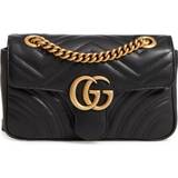 Bags Gucci GG Marmont Matelassé Mini Bag - Black