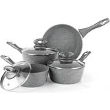 Salter Cookware Sets Salter Marblestone Cookware Set with lid 4 Parts