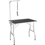 tectake Dog Grooming Table with Arm