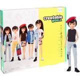 Mattel Doll Clothes Dolls & Doll Houses Mattel Creatable World Deluxe Character Kit Customizable Doll Black Straight Hair GGG54