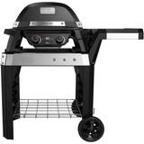 Side Table Electric BBQs Weber Pulse 2000 with Cart