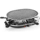 Raclette grills BBQs Princess Raclette 8 Oval Stone Grill Party