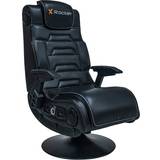 X-Rocker Gaming Chairs X-Rocker Evo Pro LED 4.1 Pedestal Gaming Chair - Black
