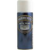 Hammerite Metal Paint Hammerite Direct to Rust Hammered Effect Metal Paint White 0.4L