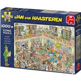 Jumbo Jigsaw Puzzles on sale Jumbo Jan Van Haasteren the Library 1000 Pieces