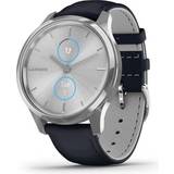 Garmin vivomove luxe Garmin Vivomove Luxe 42mm Stainless Steel Case with Leather Band
