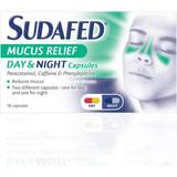 Johnson & Johnson Cold - Sore Throat Medicines Sudafed Mucus Relief Day & Night 16pcs Capsule