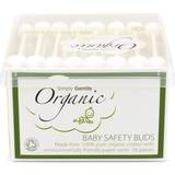 Dermatologically Tested Swabs Simply Gentle Organic Baby Safety Buds 56-pack