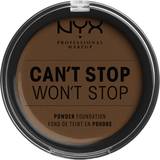NYX Can't Stop Won't Stop Powder Foundation Walnut