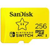 Nintendo switch sd SanDisk Nintendo Switch microSDXC Class 10 UHS-I U3 V30 100/90MB/s 256GB