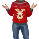Christmas Jumpers Smiffys Christmas Jumper - Red