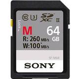 Sony 64 GB Memory Cards Sony SF-M SDXC Class 10 UHS-II U3 260/100MB/s 64GB