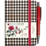 A Red, Red Rose Tartan Notebook (mini with pen) (Burns... (Hardcover, 2020)