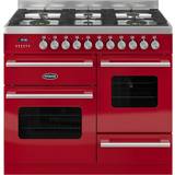 Britannia Dual Fuel Ovens Cookers Britannia Delphi 100 XG Dual Fuel Black, Red