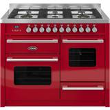 Britannia Electric Ovens Cookers Britannia Delphi 110 XG Dual Fuel Black, Red