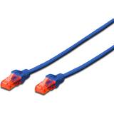 Blue - Network Cables Digitus U/UTP Cat6 RJ45 - RJ45 M-M 3m