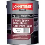 Johnstone's Trade Blue Paint Johnstone's Trade 2 Pack Epoxy Water Based Floor Paint Blue 5L