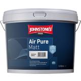 Johnstone's Trade Air Pure Ceiling Paint, Wall Paint Brilliant White 5L