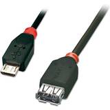 USB Cable - USB Micro-A-USB Micro-B Cables Lindy USB Micro-A - USB Micro-B 2.0 0.5m