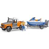 Bruder Jeeps Bruder Land Rover Station Wagon with Trailer Personal Water Craft & Rider 02599