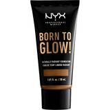 NYX Born To Glow Naturally Radiant Foundation Warm Mahogany