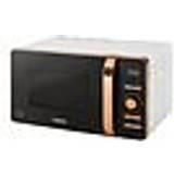White and rose gold microwave Tower T24021W White