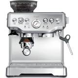 Mobile App Controlled Espresso Machines Sage The Barista Express Silver