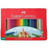Faber castell 36 Faber-Castell Colour Pencils Hexagonal Tin of 36