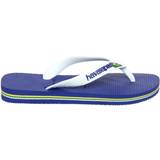 Flip Flops Children's Shoes Havaianas Kid's Brasil Logo - Marine Blue