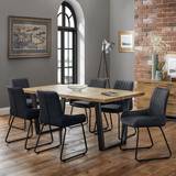Julian Bowen Brooklyn 6 Soho Chairs Dining Set 98x180cm 7pcs