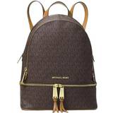 Michael Kors Backpacks Michael Kors Rhea Medium Logo Backpack - Brown