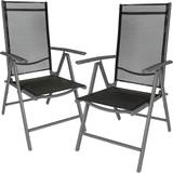 Plastic Patio Chairs tectake 2 aluminium garden chairs Garden Dining Chair