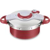 Red Pressure Cookers Tefal Clipso Minut Duo 5L
