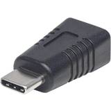 Cable Adapters - USB B Mini Cables Manhattan USB C-USB B Mini 2.0 M-F Adapter