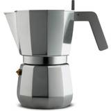 Grey Moka Pots Alessi Caffettiera Espresso 9 Cup