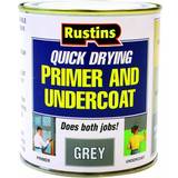 Rustins Quick Dry Primer & Undercoat Wood Paint Grey 2.5L
